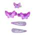Great Pretenders Hair Clip and Butterfly Rubber 3 colors - 2