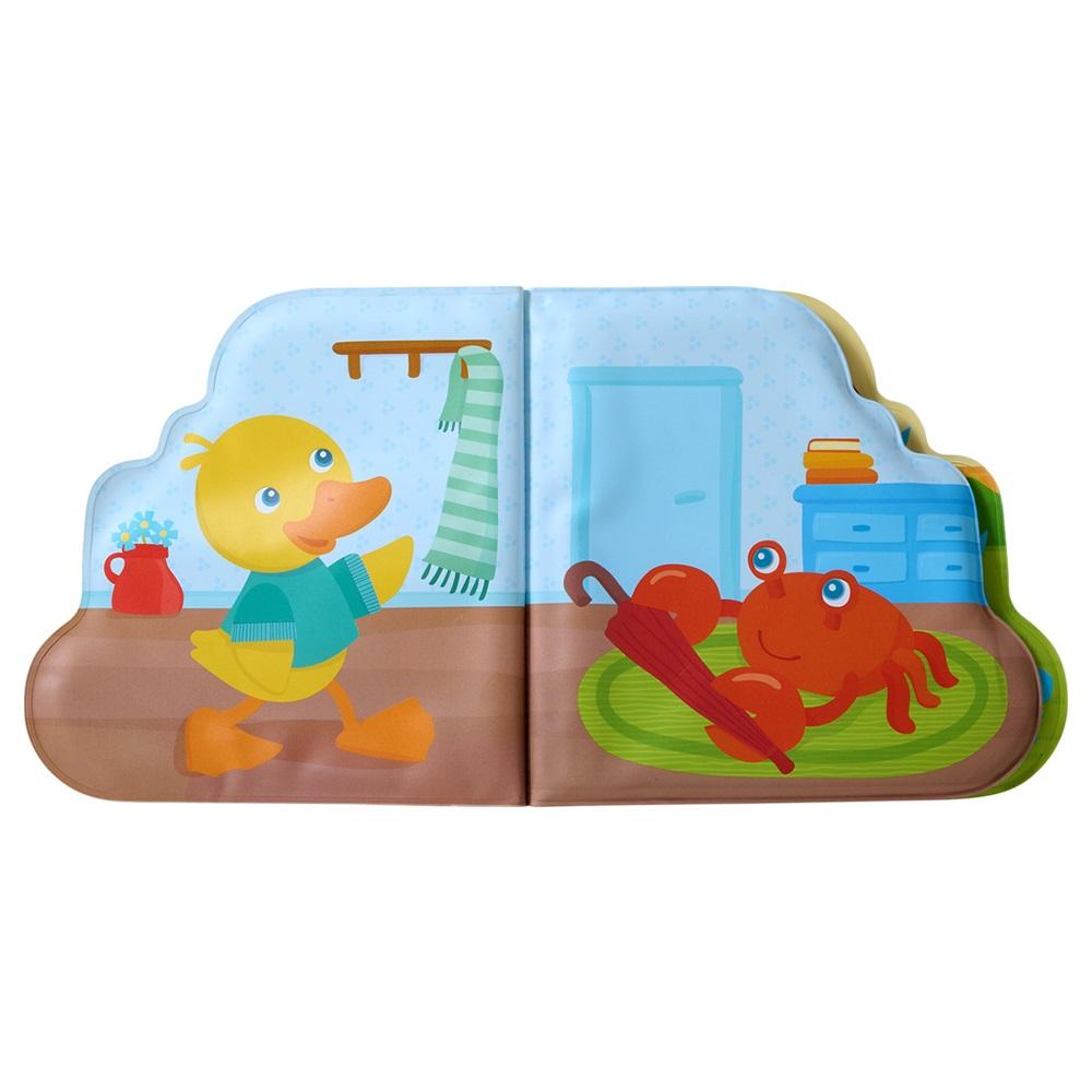 Haba bath booklet with rattle sound Duck in the bathroom - 1