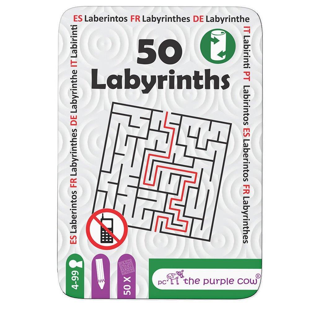 Purple Cow Table 50 Card Labyrinths  - 0