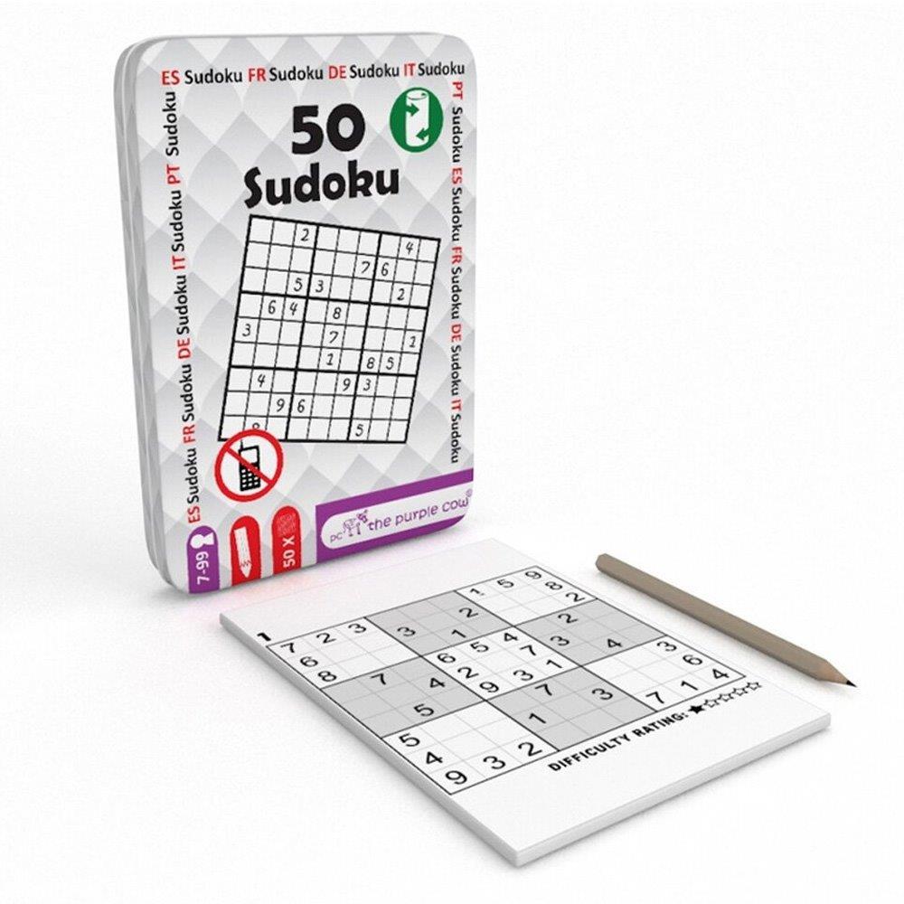 Purple Cow Επιτραπέζιο 50 Καρτών Sudoku - 1
