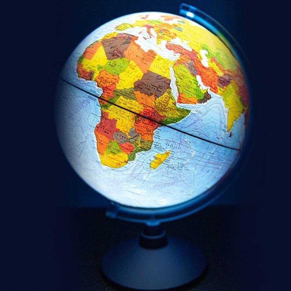 Globe Illuminated, Embossed 25cm - 1
