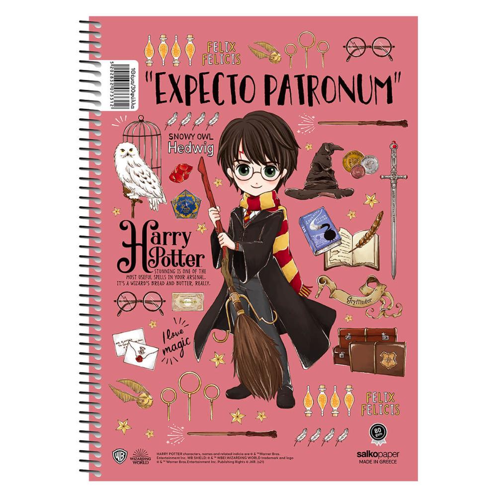 Harry Potter Magical Spiral Notebook - A4 - 0