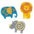 Djeco Mosaic construction with stickers Elephant and animals - 3