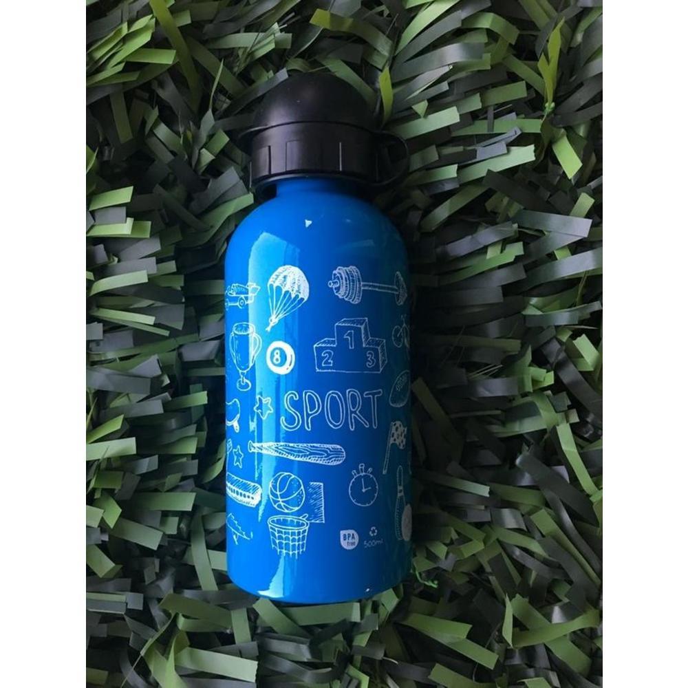  Mεταλλικό ανοξείδωτο μπουκάλι Sports 500ml - 2