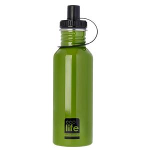 Mεταλλικό ανοξείδωτο μπουκάλι Green 600ml - 5954