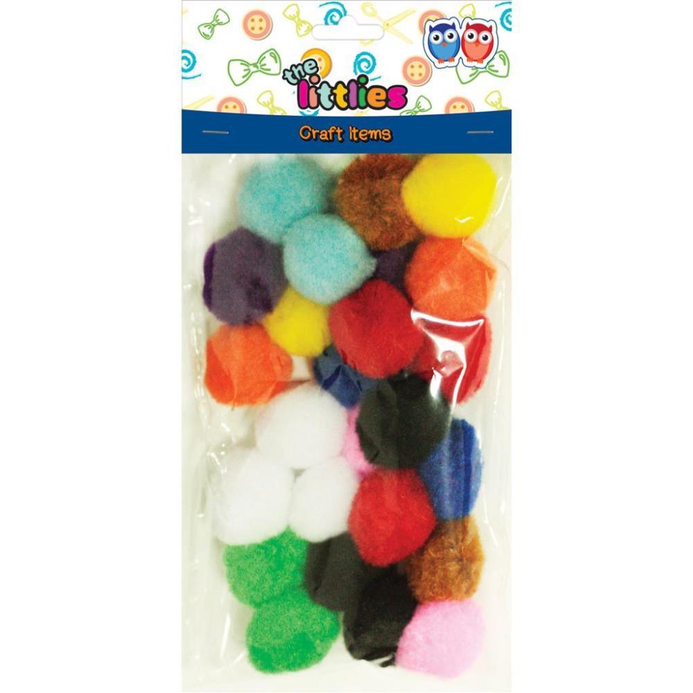 Pom - Pom Craft in Various Colors 25mm 25 Pcs 