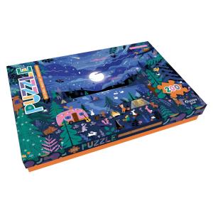 Night puzzle with stars - 200 pieces  - 7246