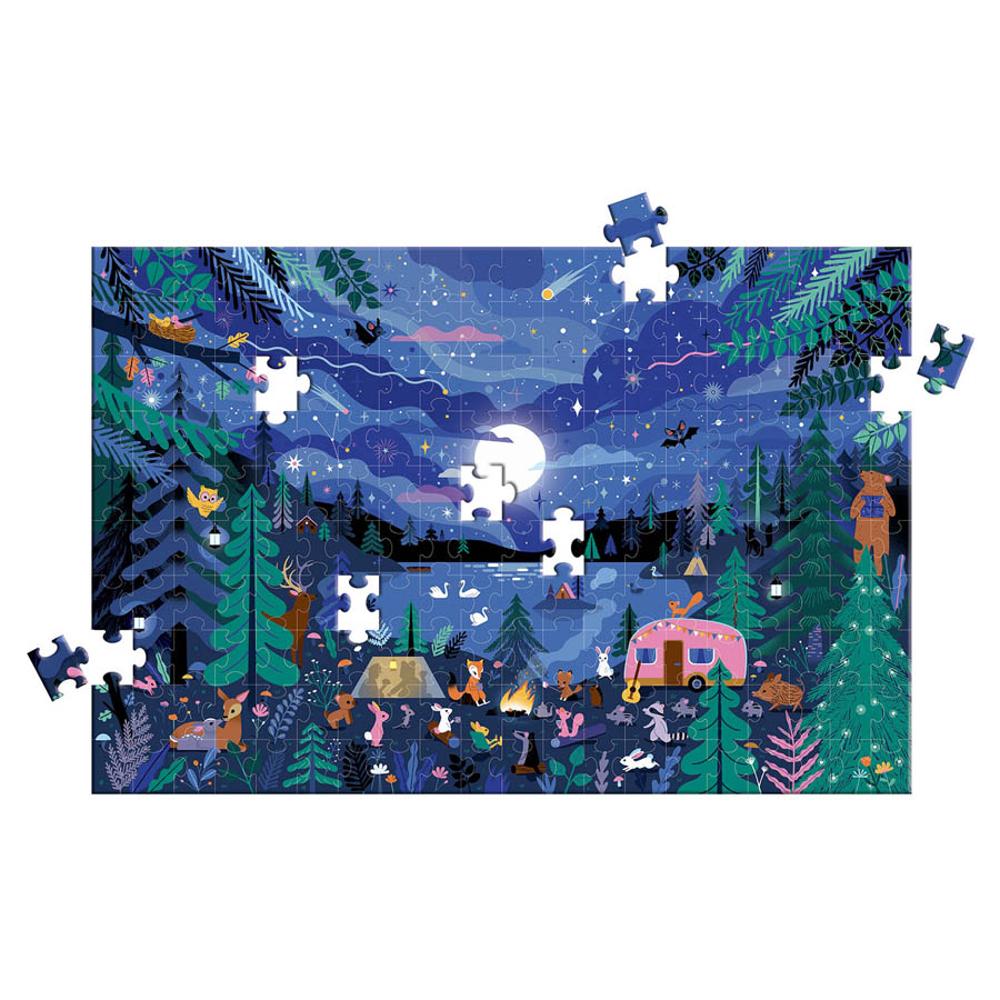 Night puzzle with stars - 200 pieces  - 1