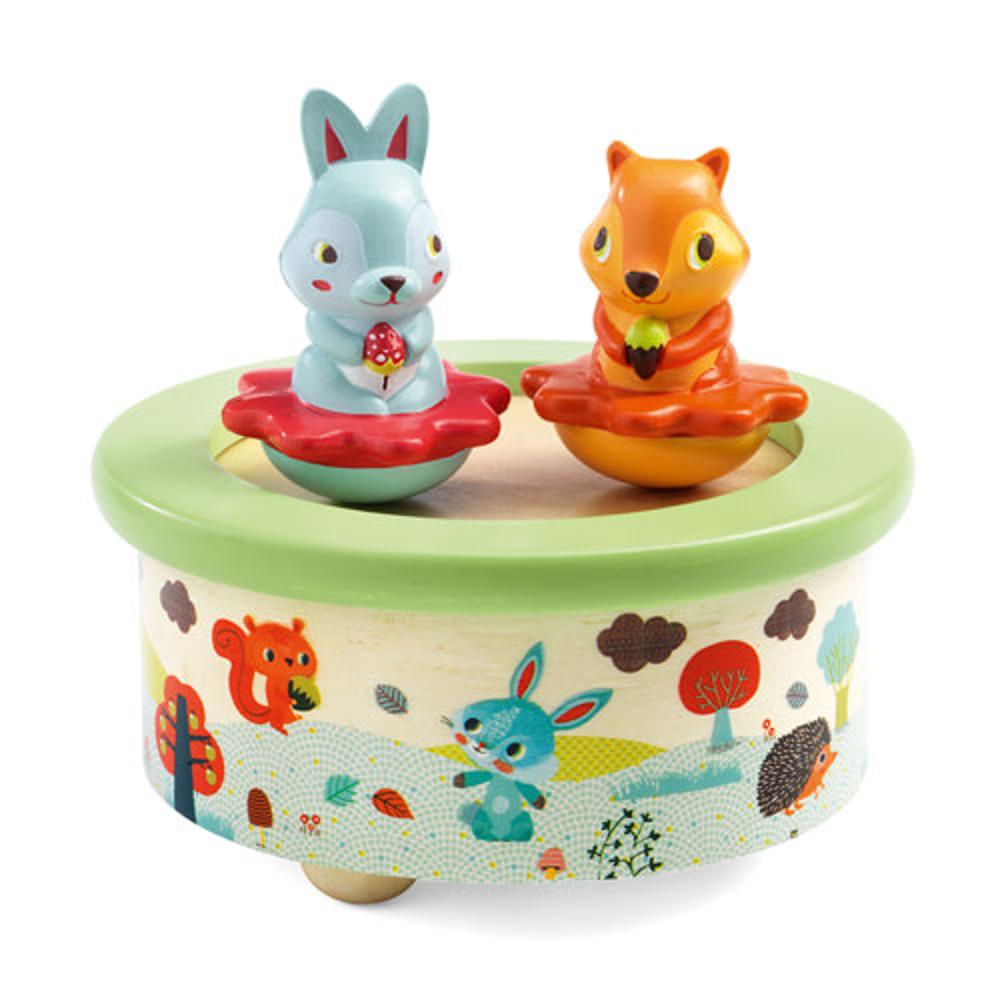  Djeco Magnetic music box. Dance with forest animals