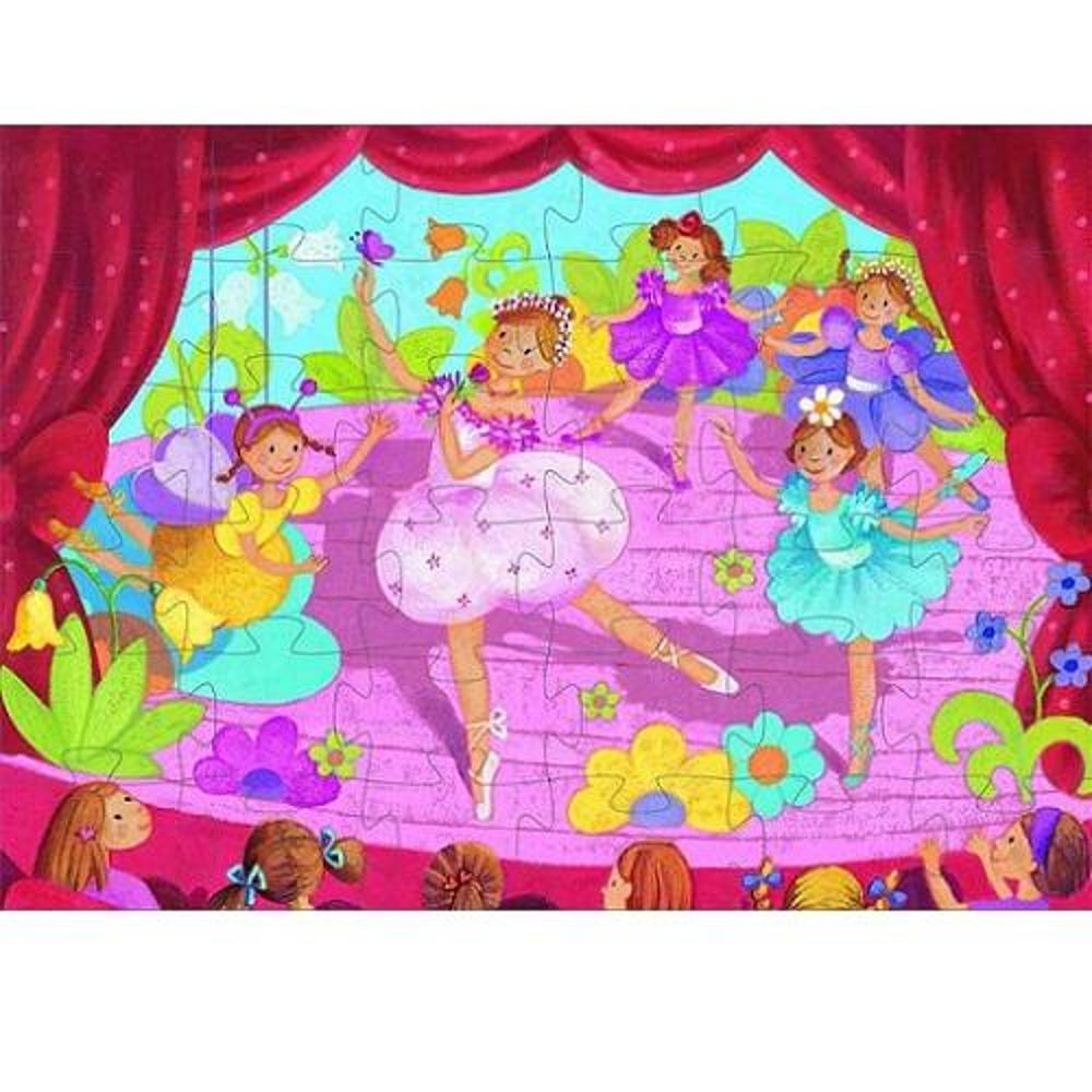 Djeco Puzzle in a schematic box of 36 pcs. Ballet dancer - 1
