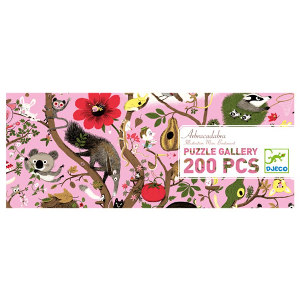 Djeco Puzzle 200 pcs. Tree with animals