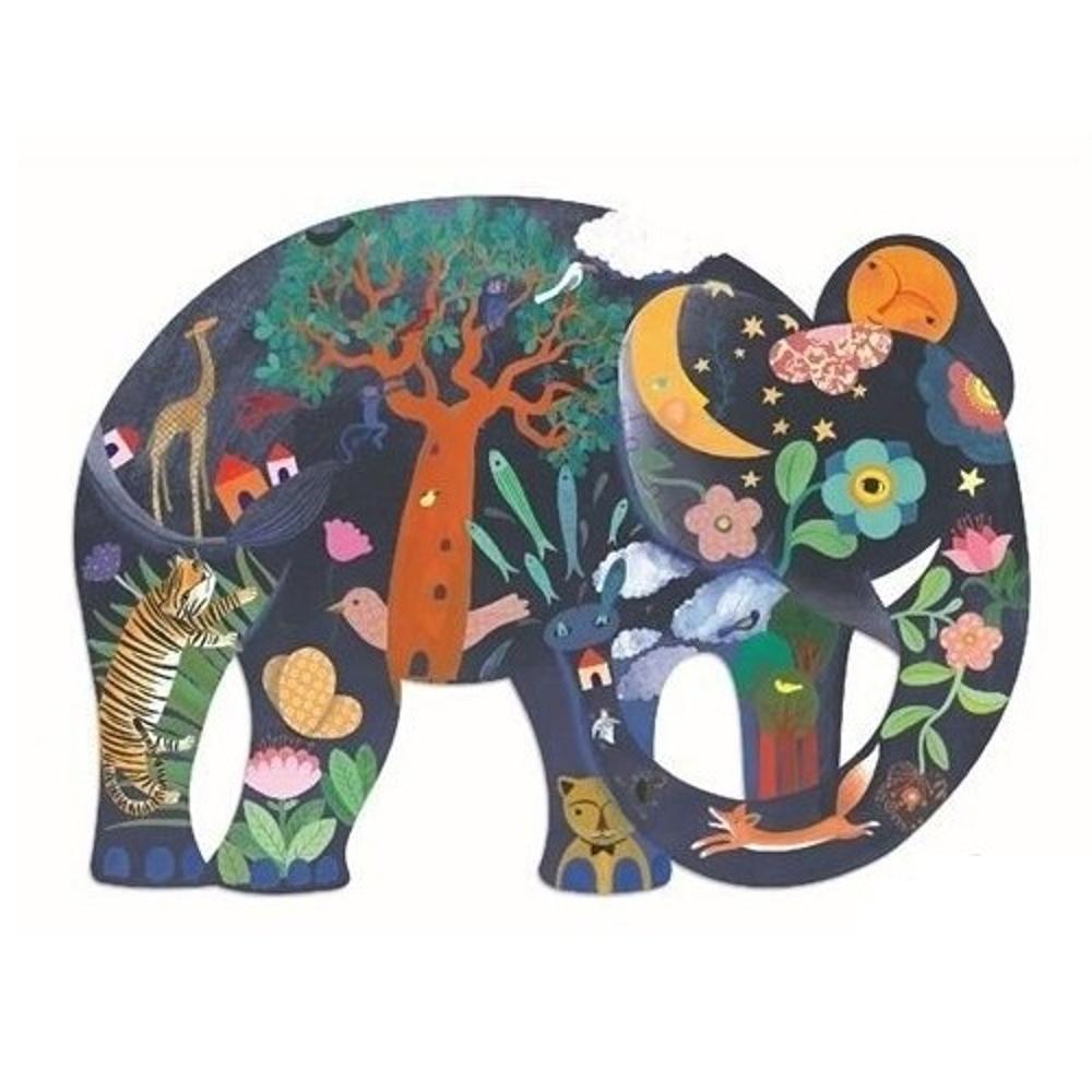 Djeco Puzzle Art 150 pcs. Elephant - 1