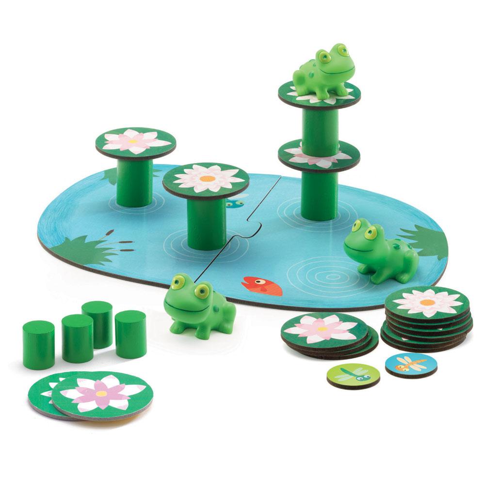 Djeco The game of frogs on water lilies  - 1