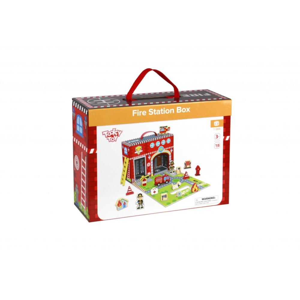 Wooden Set of Fire Station  - 2