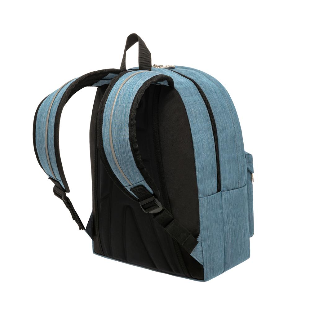 Polo Original Double Backpack lIGHT bLUE with Scarf - 1