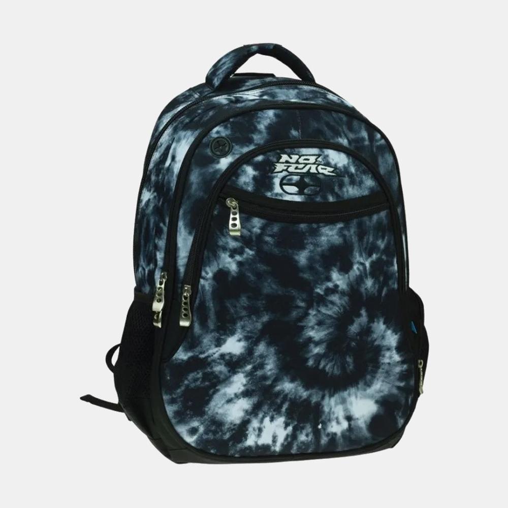 No Fear Black Tie Dye Backpack - 0