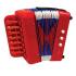 Svoora Accordion with 7 Keys, Red - 2