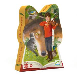 Djeco Puzzle in schematic box 50 pcs. Peter and the wolf - 8629