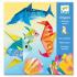 Djeco Origami construction with metallic effect Fish - 0