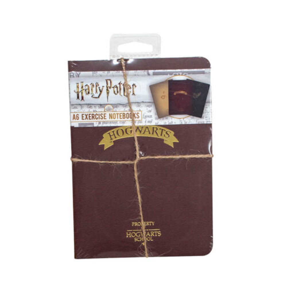 Σημειωματάρια Harry Potter A6 3τμχ – Hogwarts  - 0