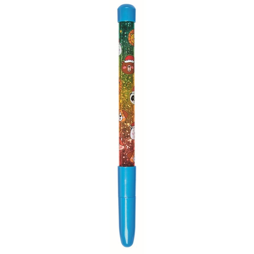 Glitter pen 19,5cm mine blue  - 2