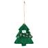  Felt christmass tree ornament with message holder - 1