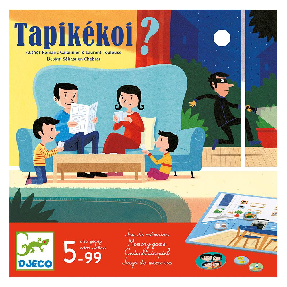 Djeco Επιτραπέζιο Μνήμης Tapikekoi - Βρείτε τα κλεμμένα αντικείμενα - 0