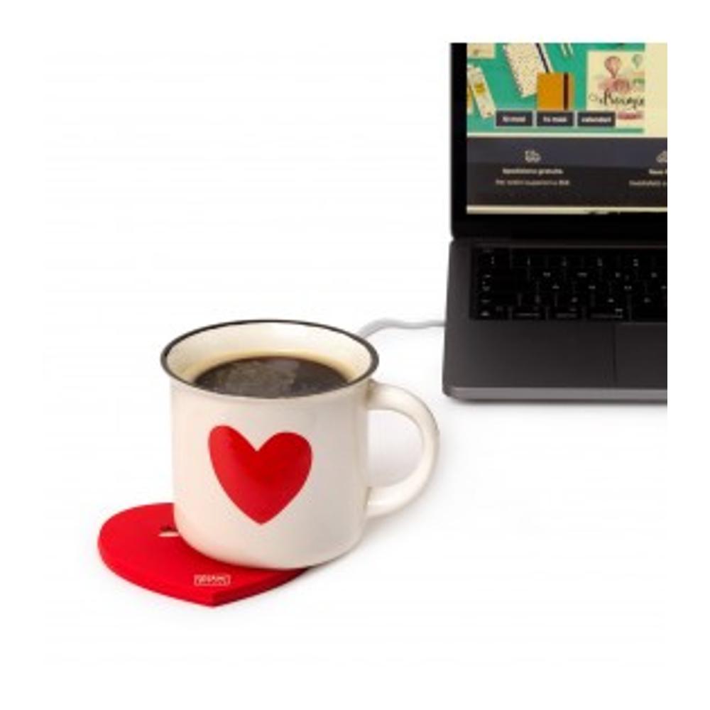 Legami USB Mug Warmer - Heart - 1