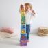  Djeco 10 Stacking - numbering cubes Animals Rainbow 86cm. height - 3