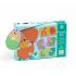 Djeco 12 2-piece puzzle with motion effects The animal and its egg - 0