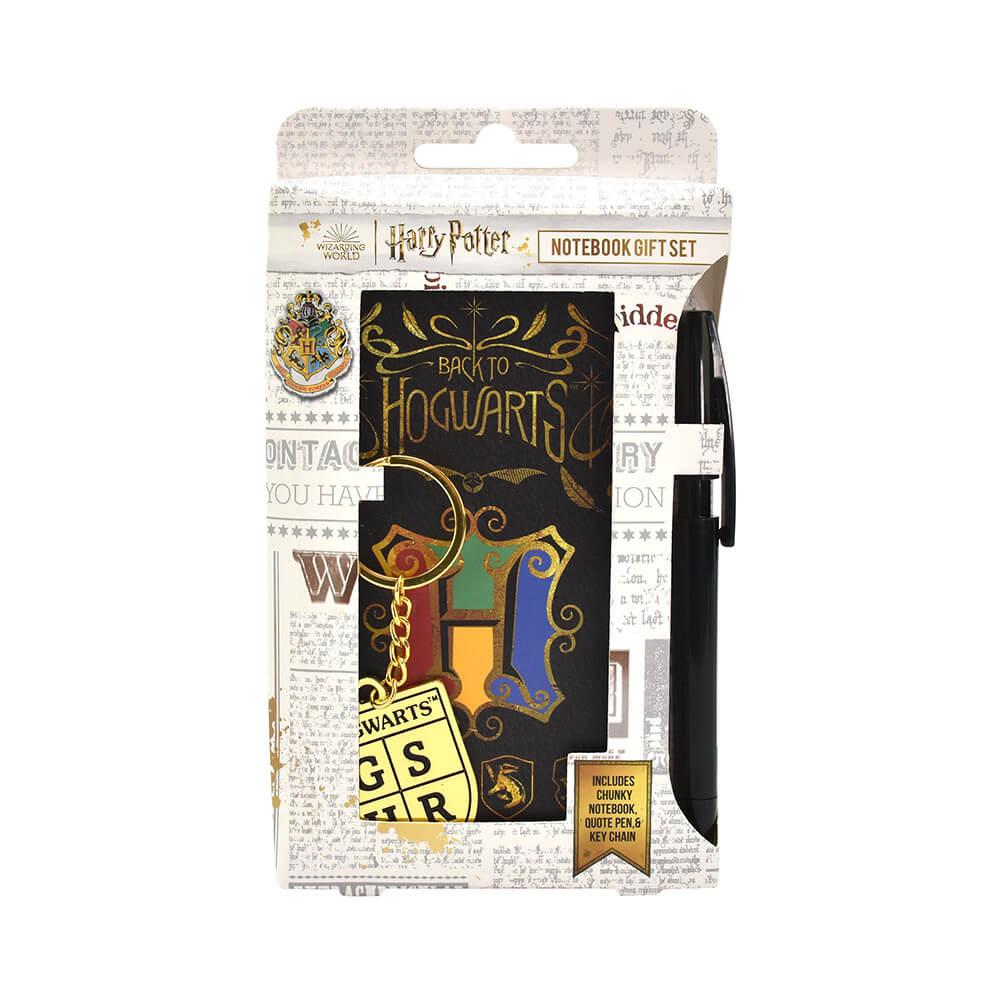 Harry Potter Gift Set, Notebook-Pen-Keyring - 0