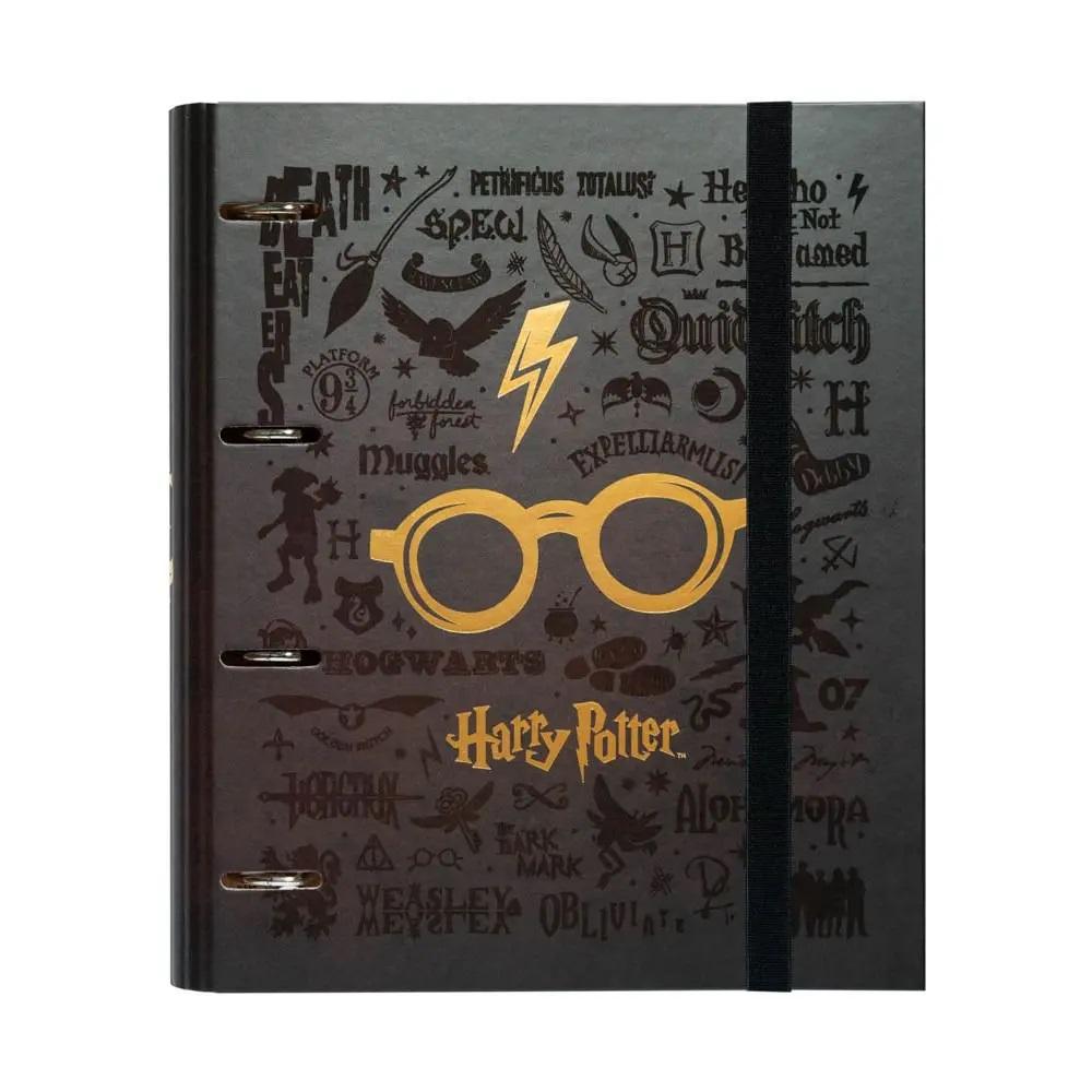 Premium Binder with 4-ring rubber HARRY POTTER - 0