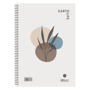  Spiral Earth Life Notebook  17x25  - 9738