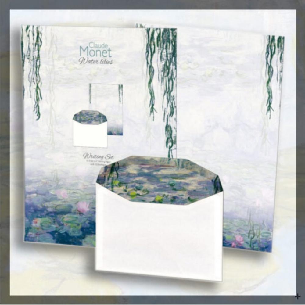 Mail Set Water Lillies, Monet