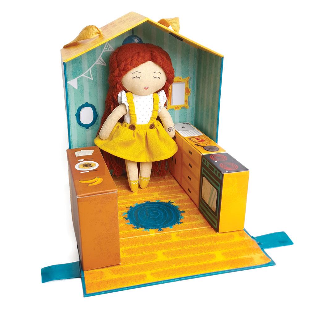 Svoora Dollhouse with cloth doll Laura - 6