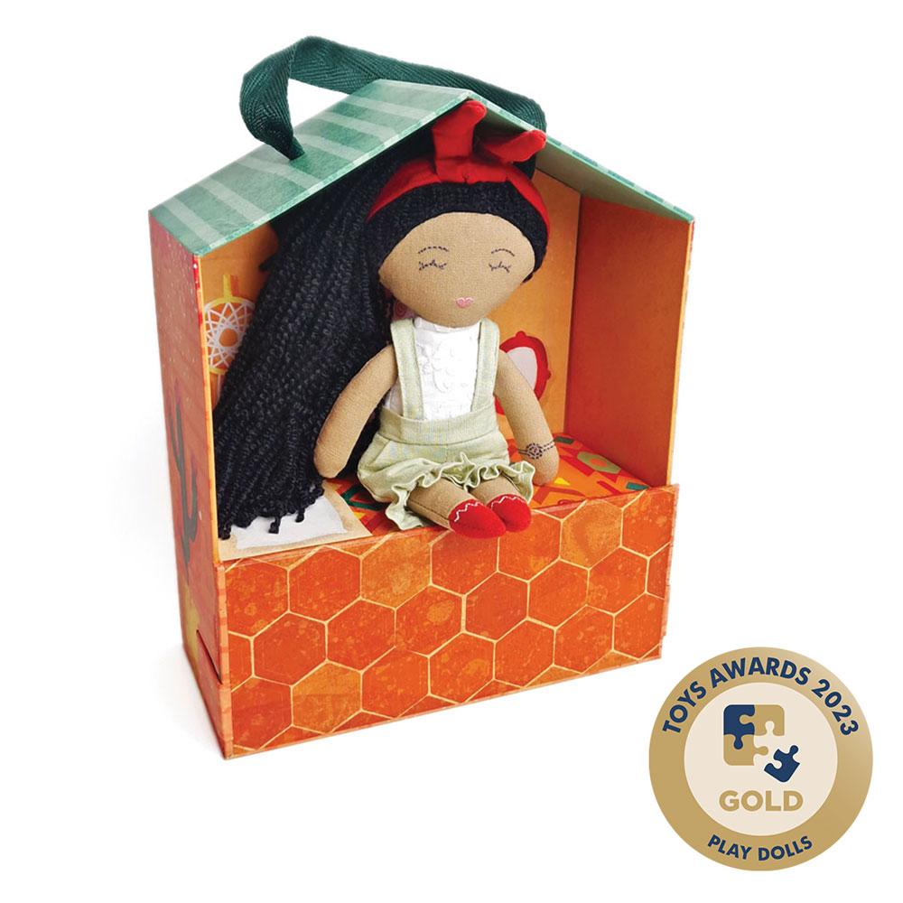 Svoora Dollhouse with cloth doll Maya - 0