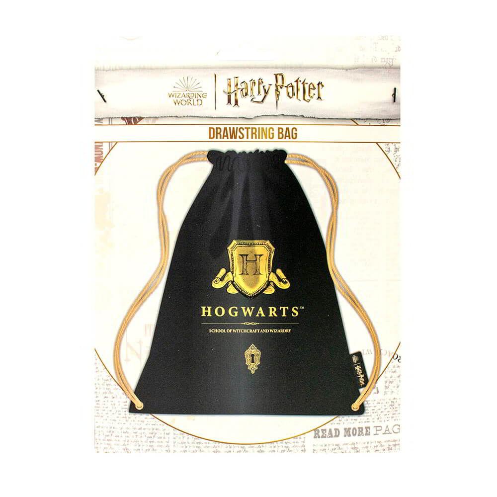 Harry Potter Draw String Bag Black 