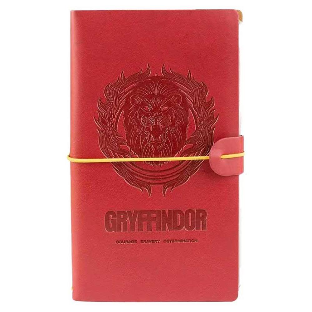 HARRY POTTER  Soft Leather Travel Notebook Gryffindor  - 0