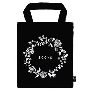  Book Bag 23Χ20 Flowers Black - 10384