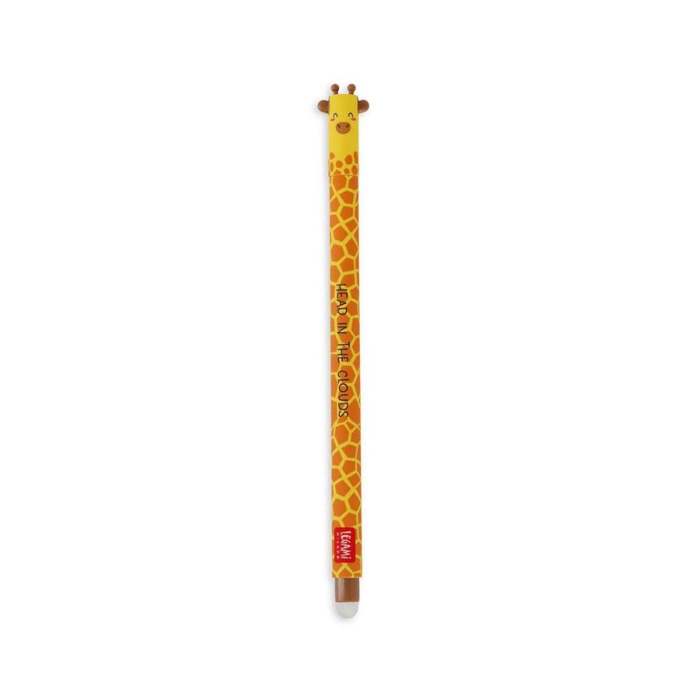 Legami Milano Στυλό Rollerball με Μαύρο Mελάνι Erasable Giraffe