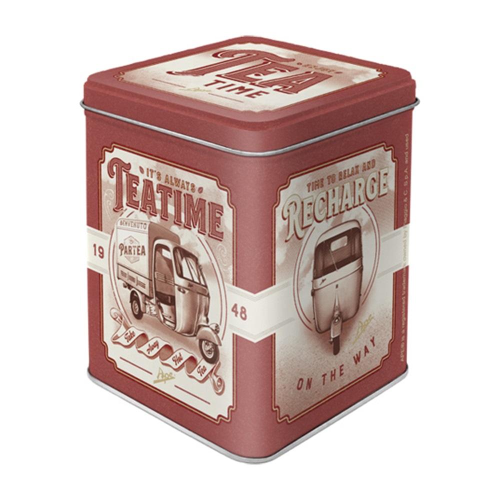 Nostalgic Metal Tea Box Ape - Tea Time - 0