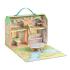 Djeco Tinyly Treehouse in a 'Caravan' suitcase. - 3