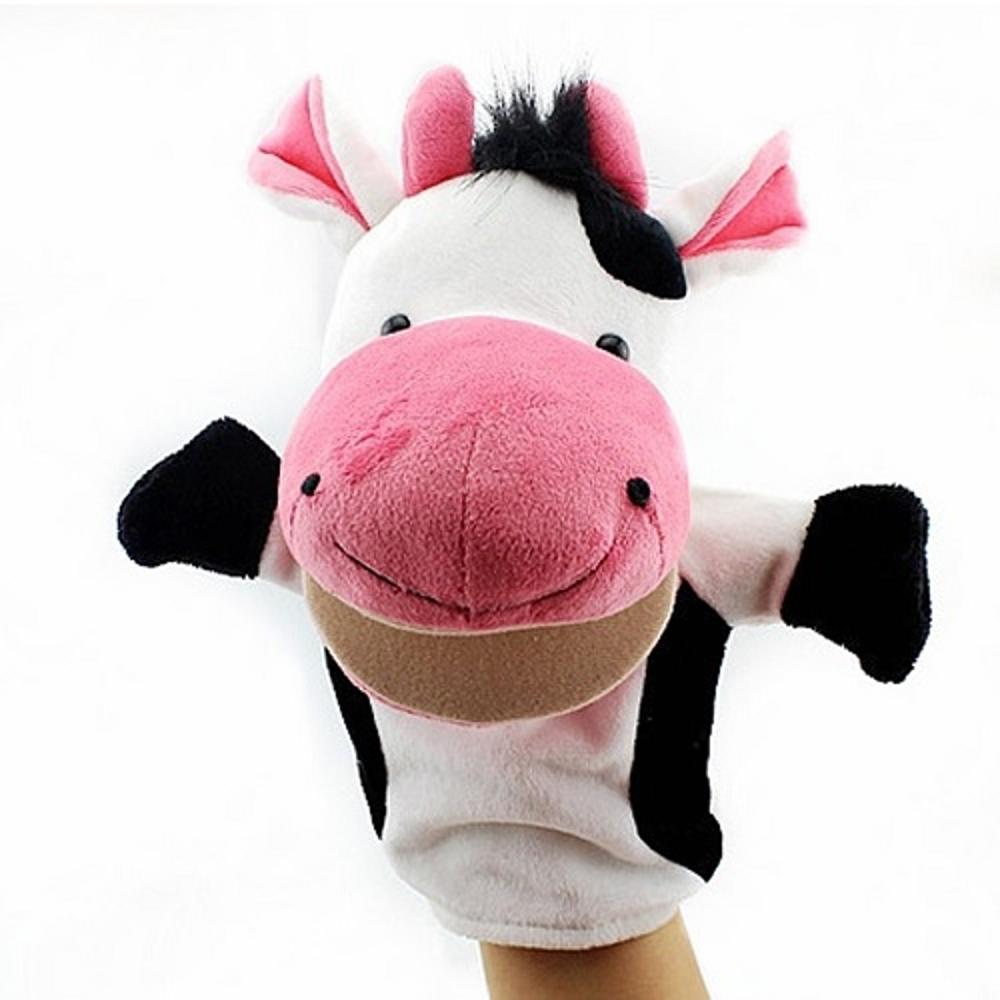 Cow glove doll