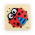 Viga Wooden puzzle ladybug 15x15 cm. - 0