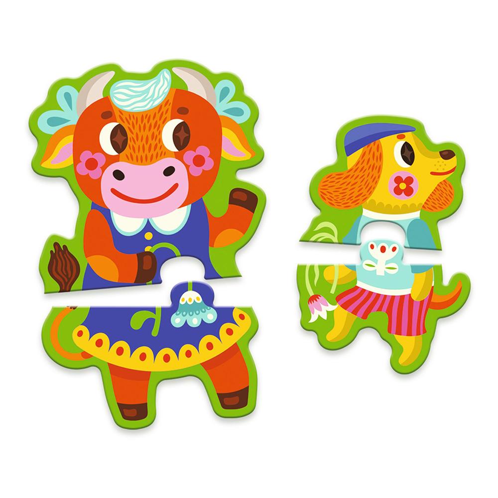 Djeco Farm Animals Sorting Puzzle from Smallest to Largest - 2