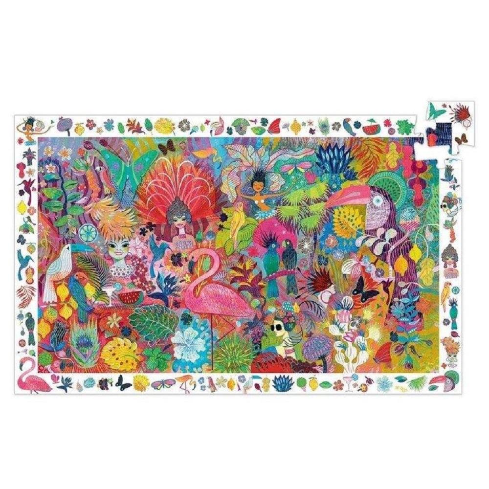 Djeco Observation puzzle 200 pcs. Rio Carnival - 0