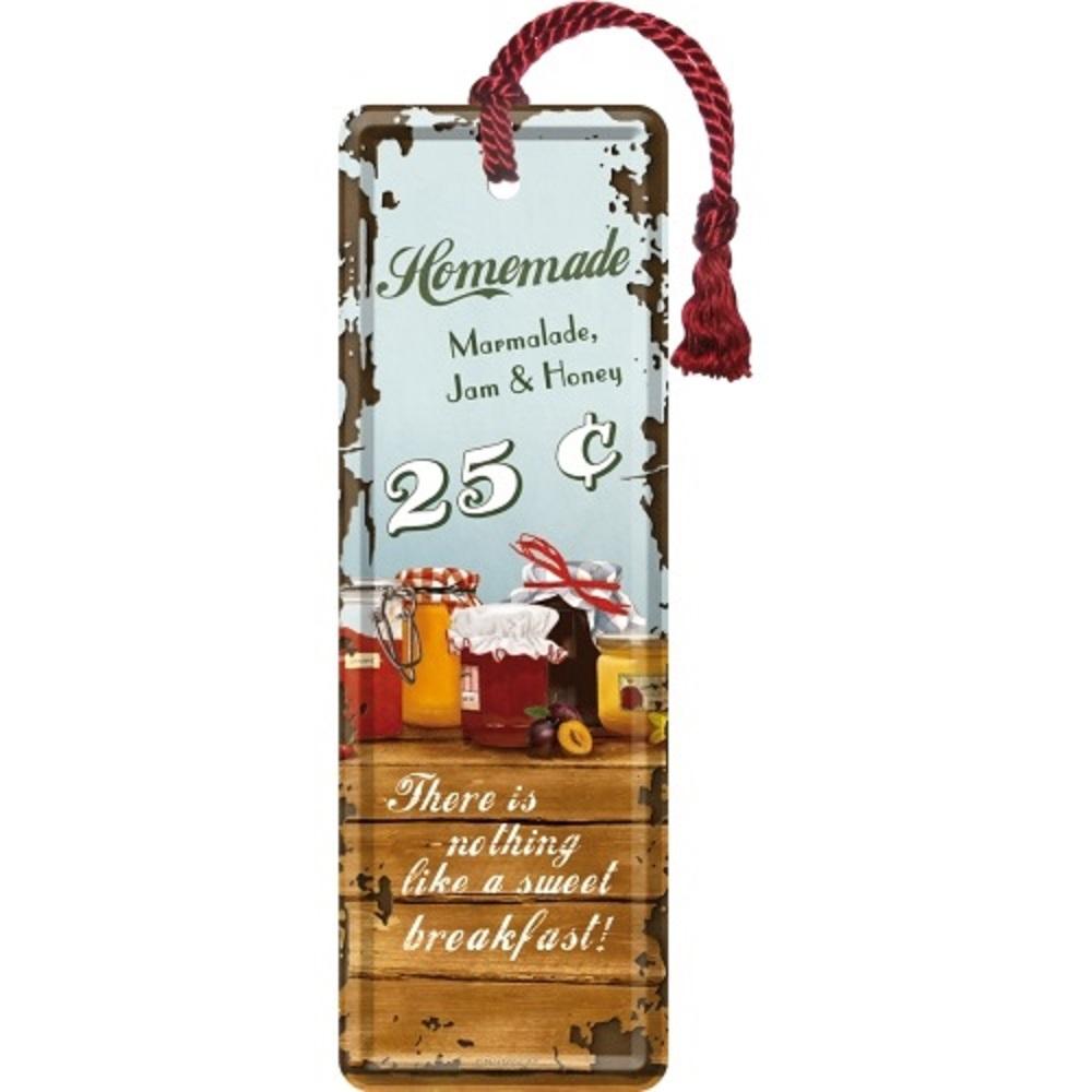 Nostalgic Metal bookmark 5x15cm. Homemade Marmalade