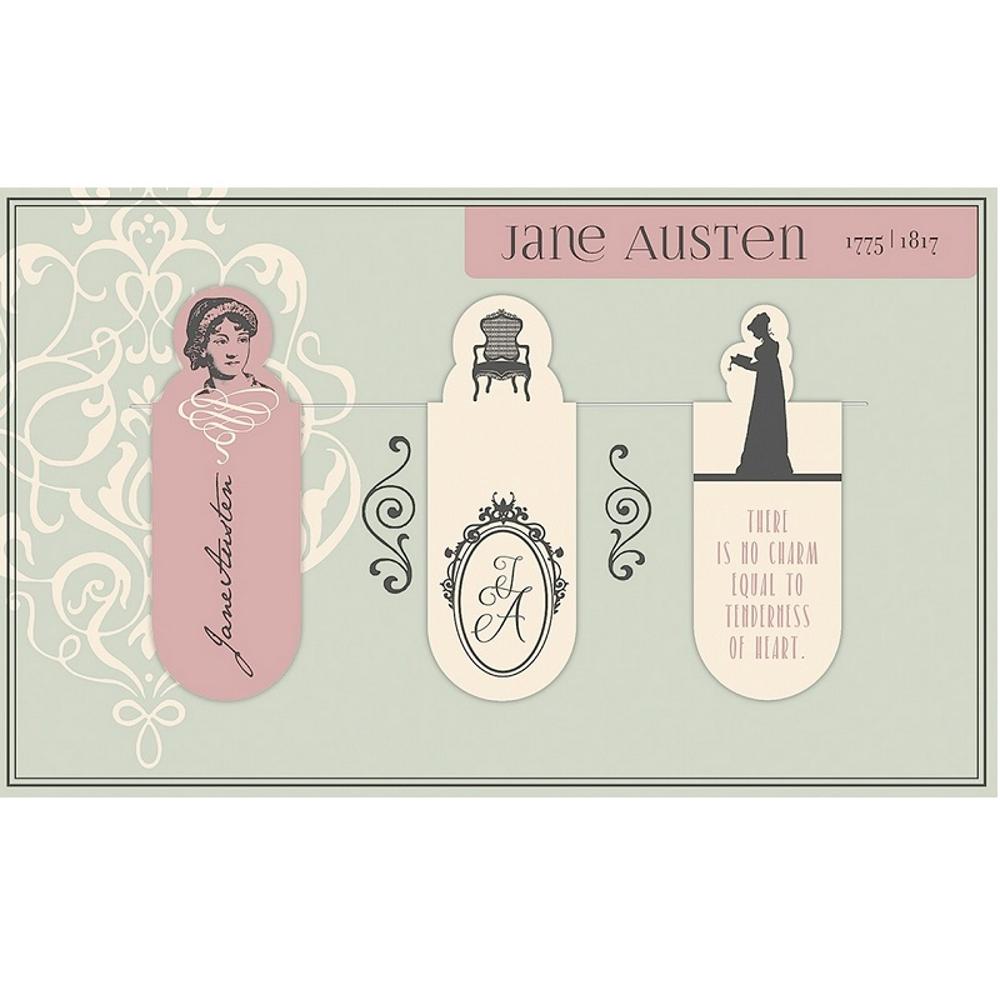  Magnetic bookmarks Jane Austen