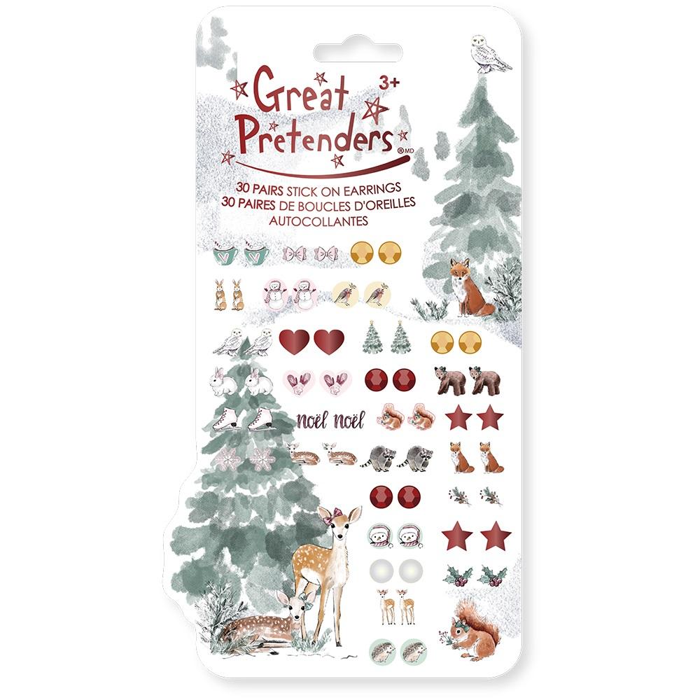 Great Pretenders Earrings Stickers Christmas Designs