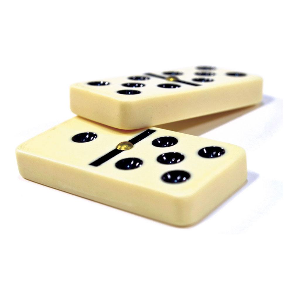 Svoora Domino Classic Bone in wooden case - 1